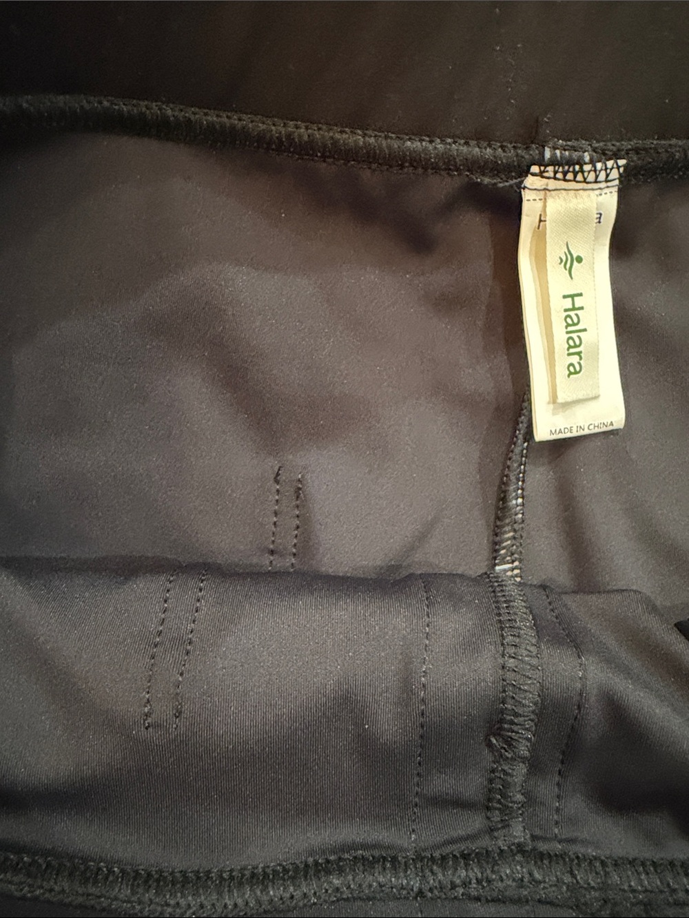 Halara Black Wide Leg Casual Pants Large Tall High Waisted Button Detail Comfort - Picture 12 of 13